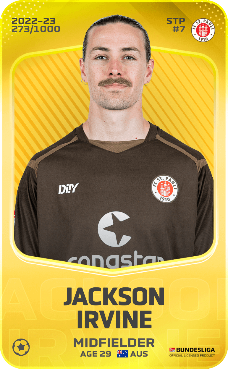 Jackson Irvine 2022-23 • Limited 273/1000