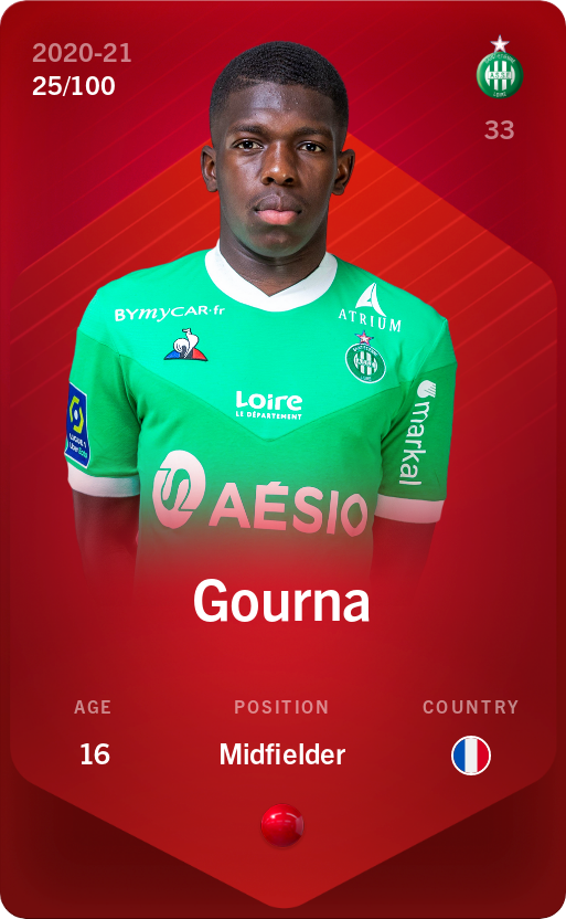 Sorare - Sorare Official - Gourna 2020-21 • Rare 25/100 - NFT # 73230246714899999778382169997851973366289218115820807582068457728288351296978