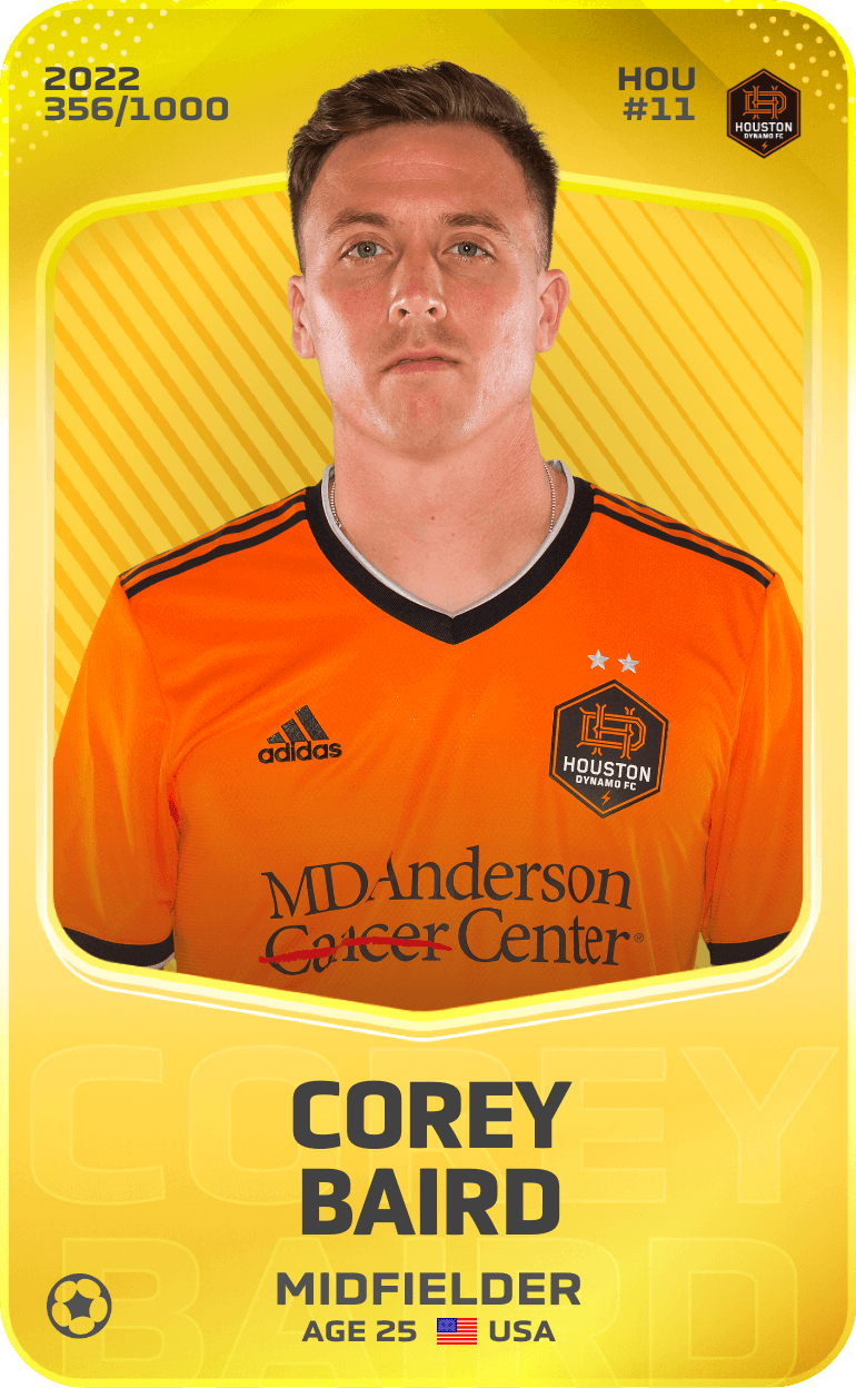 Corey Baird 2022-23 • Limited 356/1000