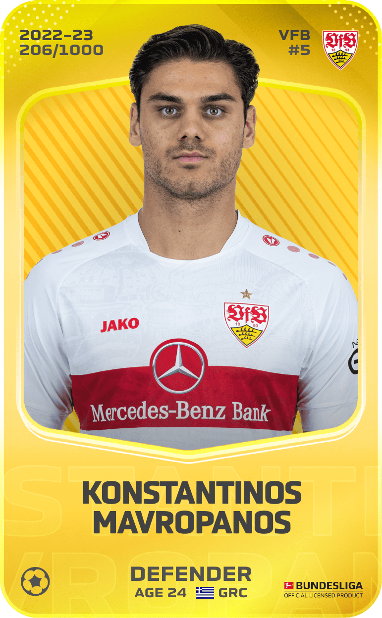 Konstantinos Mavropanos 2022-23 • Limited 206/1000
