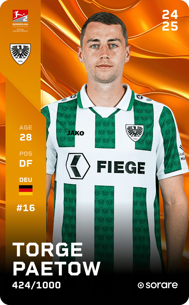 Torge Paetow 2024-25 • Limited 424/1000