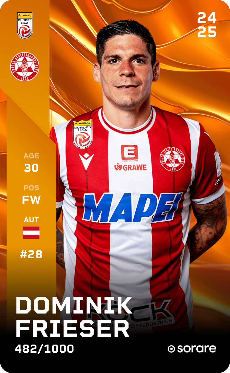 Dominik Frieser 2024-25 • Limited 482/1000
