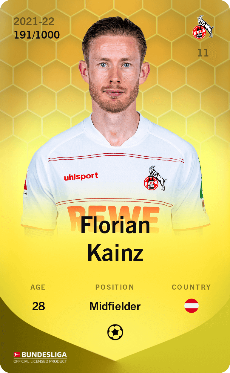 Florian Kainz 2021-22 • Limited 191/1000