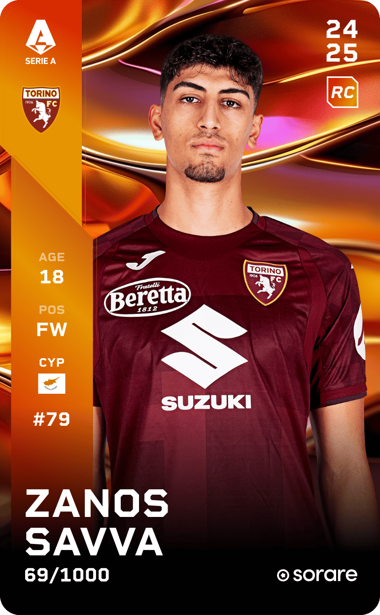 Zanos Savva 2024-25 • Limited 69/1000