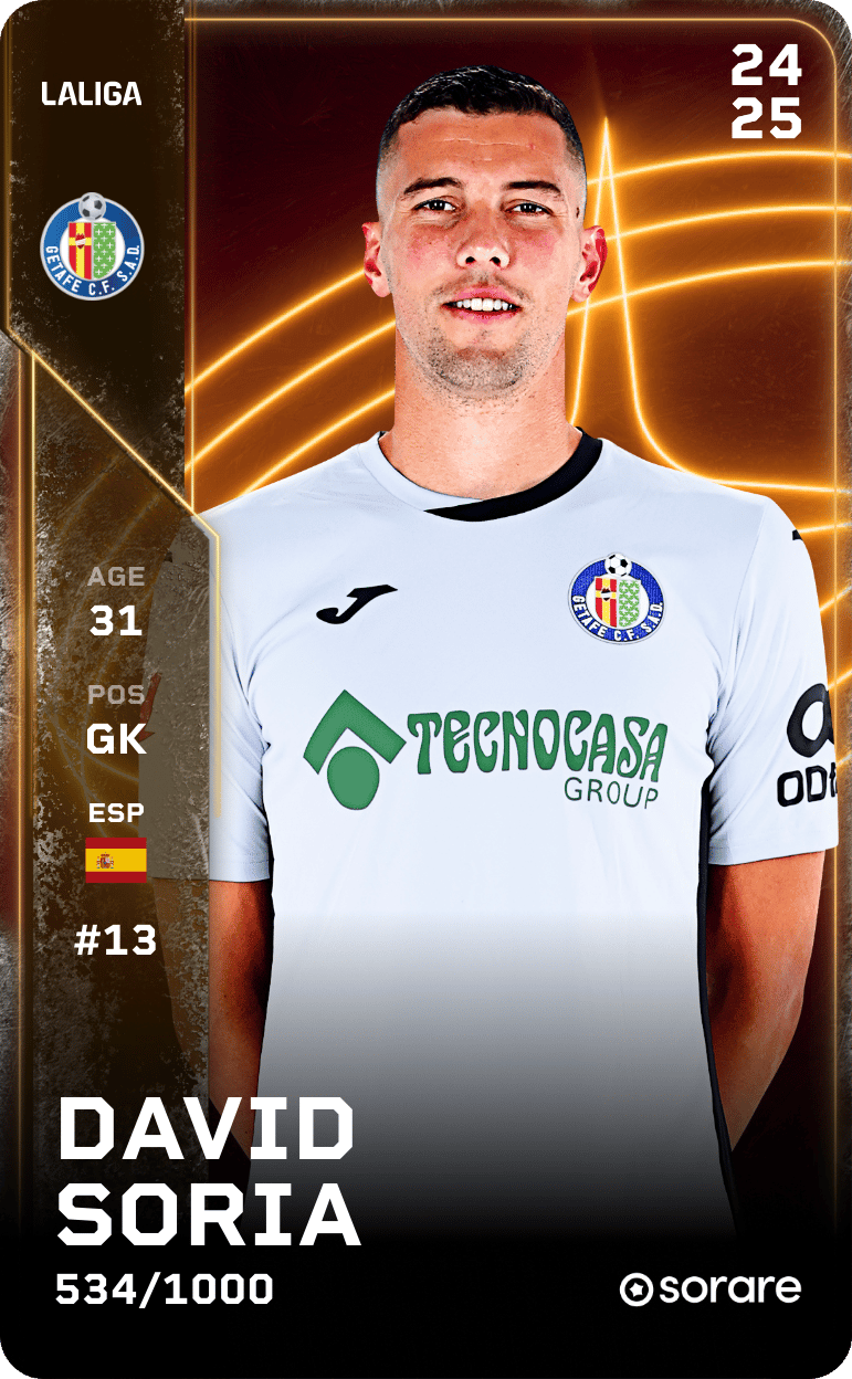 David Soria 2024-25 • Limited 534/1000