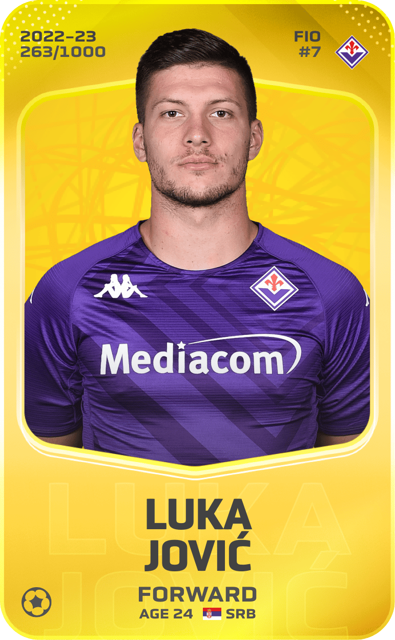 Luka Jović 2022-23 • Limited 263/1000