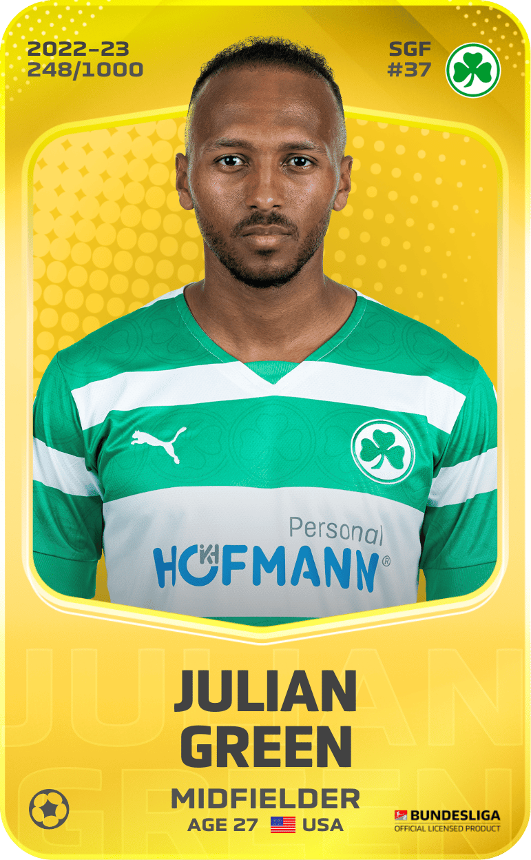 Julian Green 2022-23 • Limited 248/1000