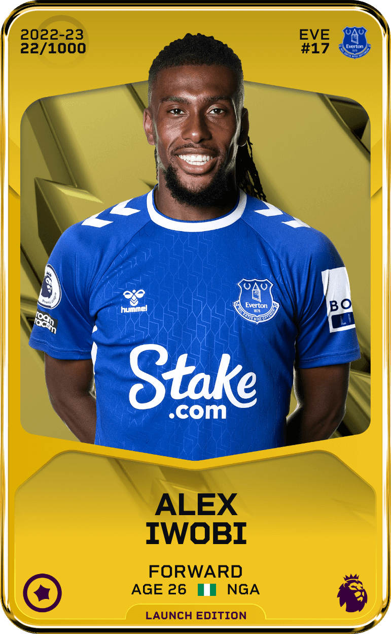Alex Iwobi 2022-23 • Limited 22/1000