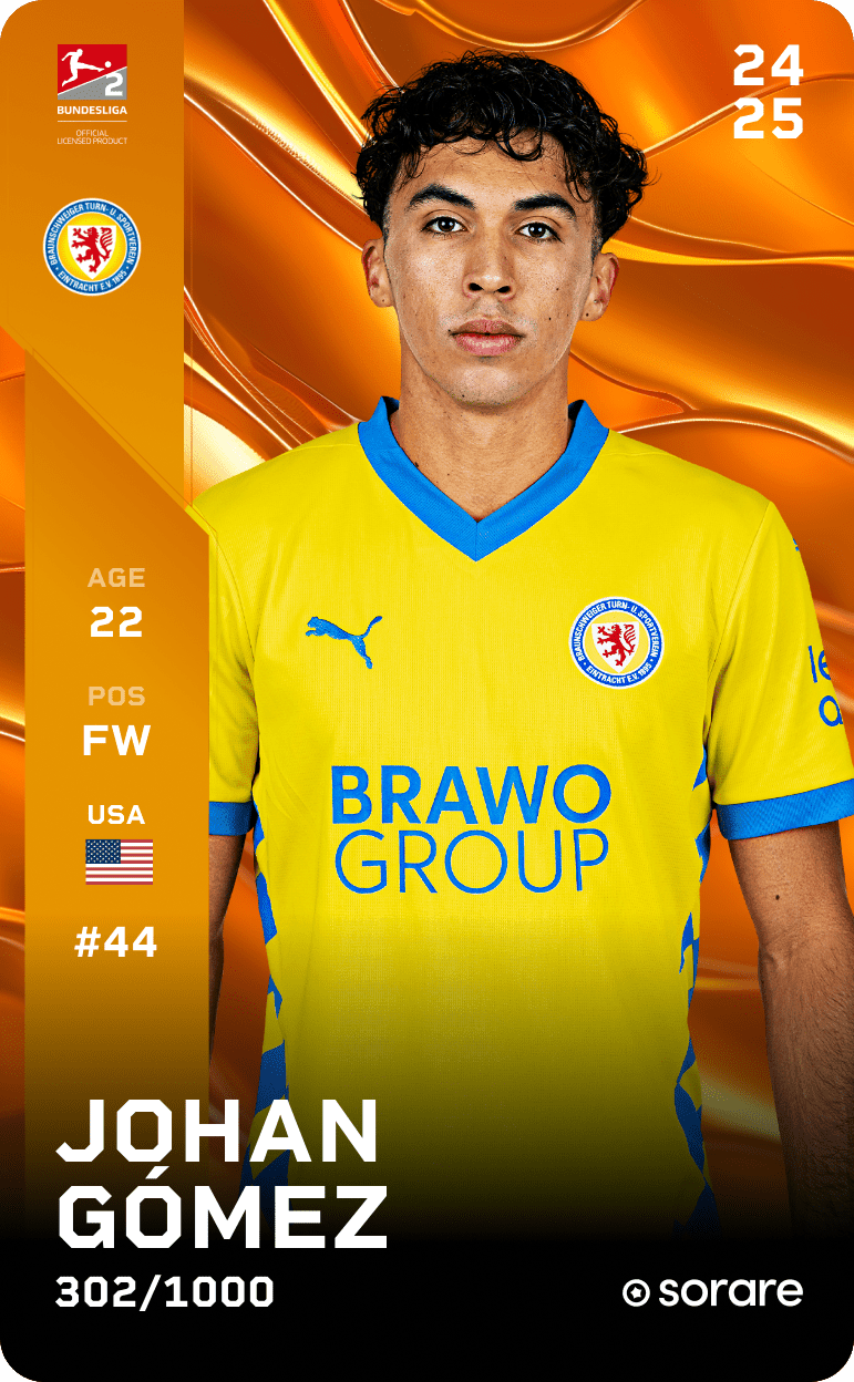 Johan Gómez 2024-25 • Limited 302/1000