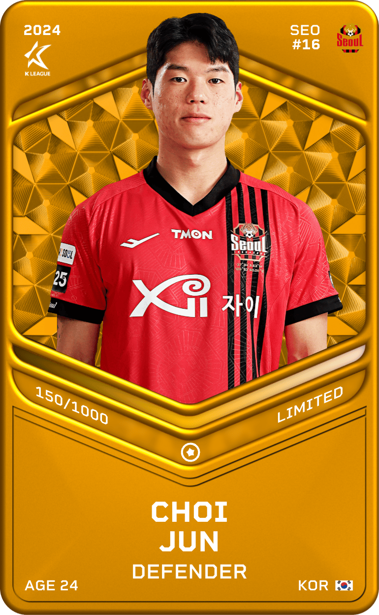 Choi Jun 2024-25 • Limited 150/1000