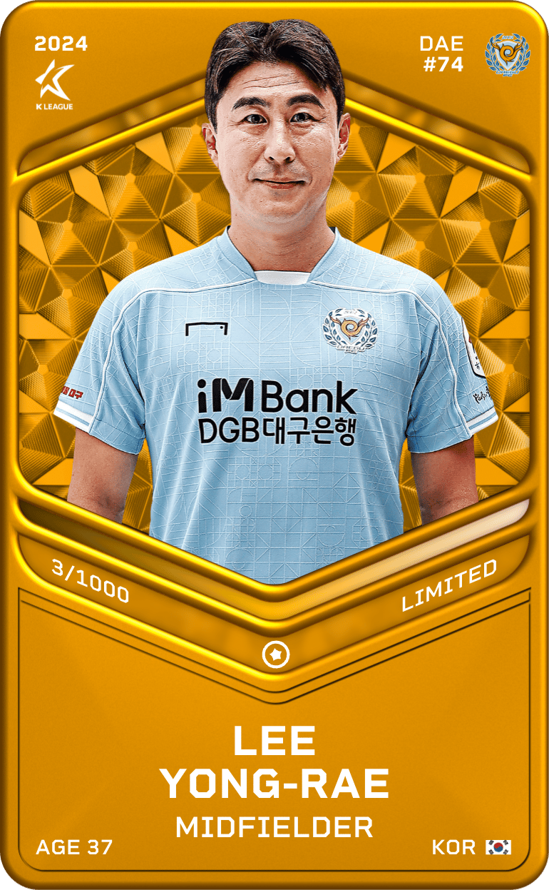 Lee Yong-Rae 2024-25 • Limited 3/1000