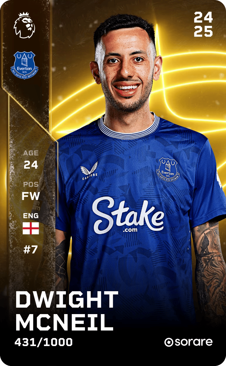 Dwight McNeil 2024-25 • Limited 431/1000