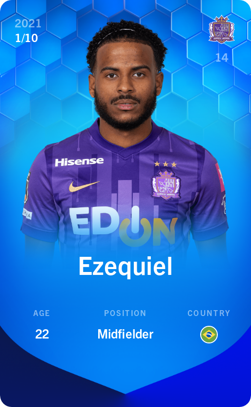 Sorare - Sorare Official - Ezequiel 2021-22 • Super Rare 1/10 - NFT # 88521574529113299643471628291341310753222275297428676090413636460256076897620