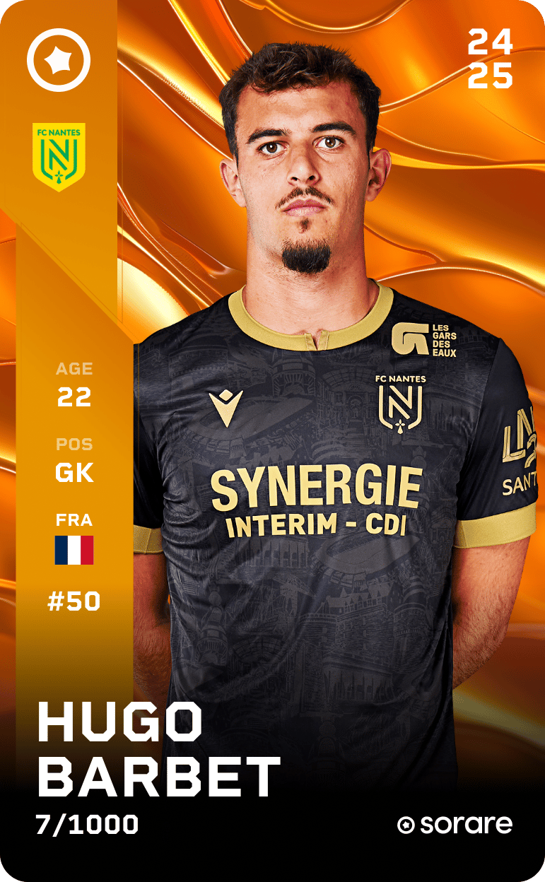 Hugo Barbet 2024-25 • Limited 7/1000