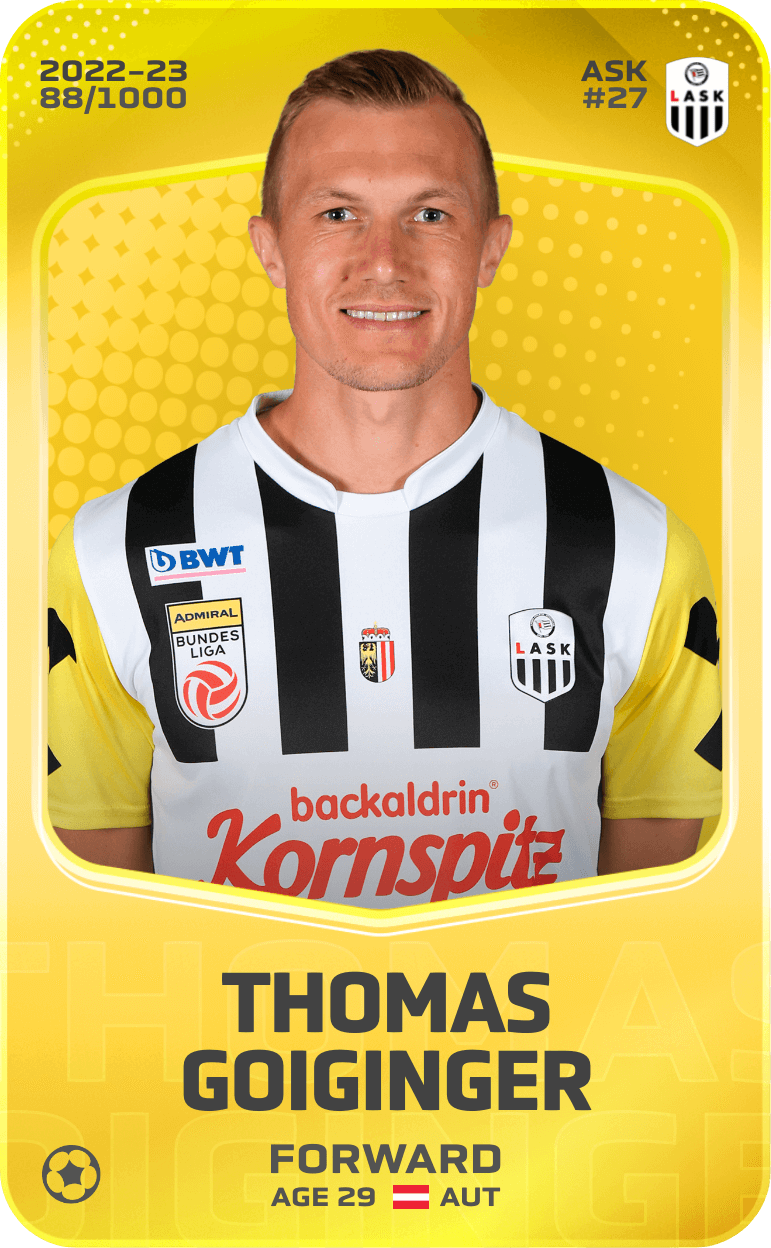 Thomas Goiginger 2022-23 • Limited 88/1000