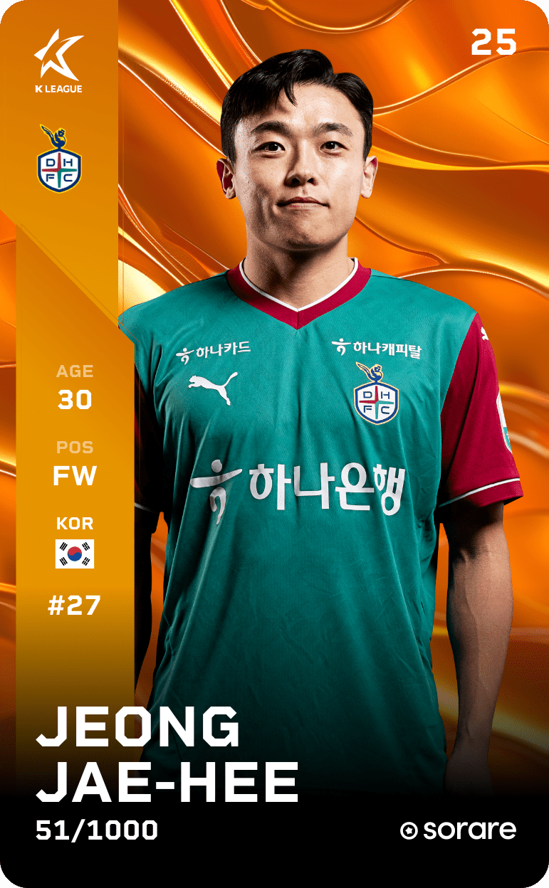 Jeong Jae-Hee 2025-26 • Limited 51/1000