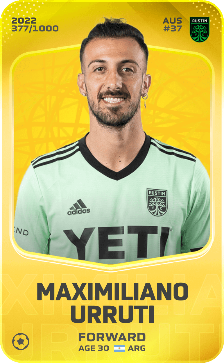 Maximiliano Urruti 2022-23 • Limited 377/1000