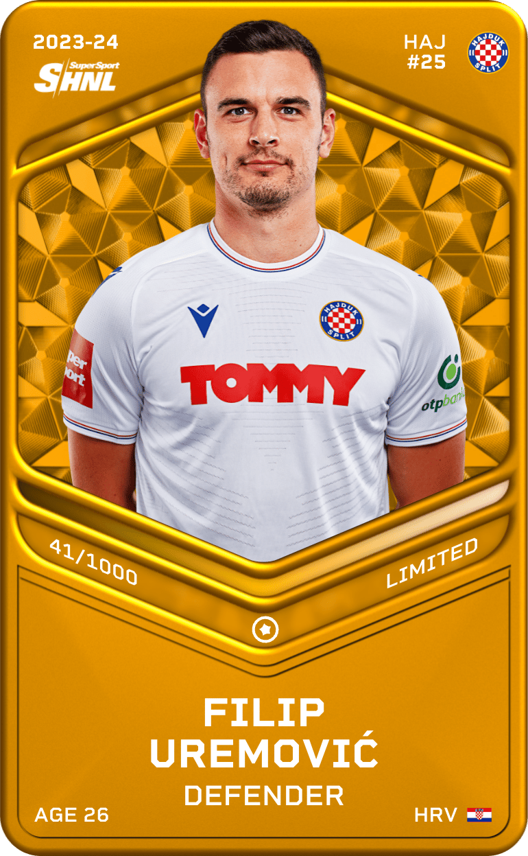 Filip Uremović 2023-24 • Limited 41/1000
