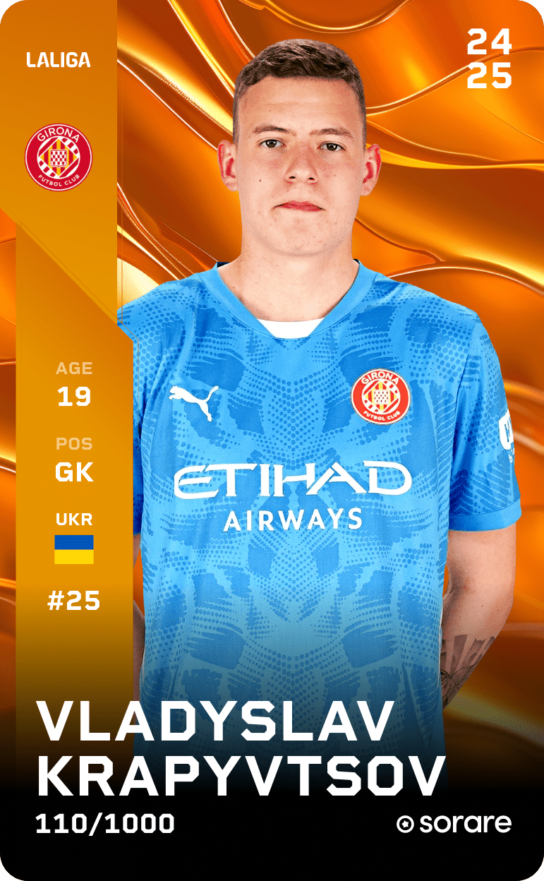 Vladyslav Krapyvtsov 2024-25 • Limited 110/1000