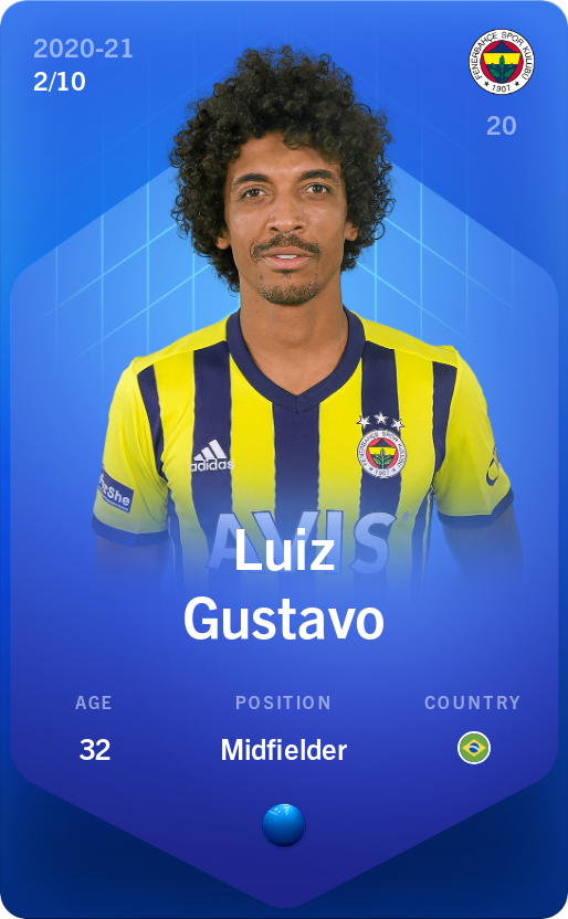 Sorare - Sorare Official - Luiz Gustavo 2020-21 • Super Rare 2/10 - NFT # 67247503695138557912030943531562148370382703867086251458047160672708447827318