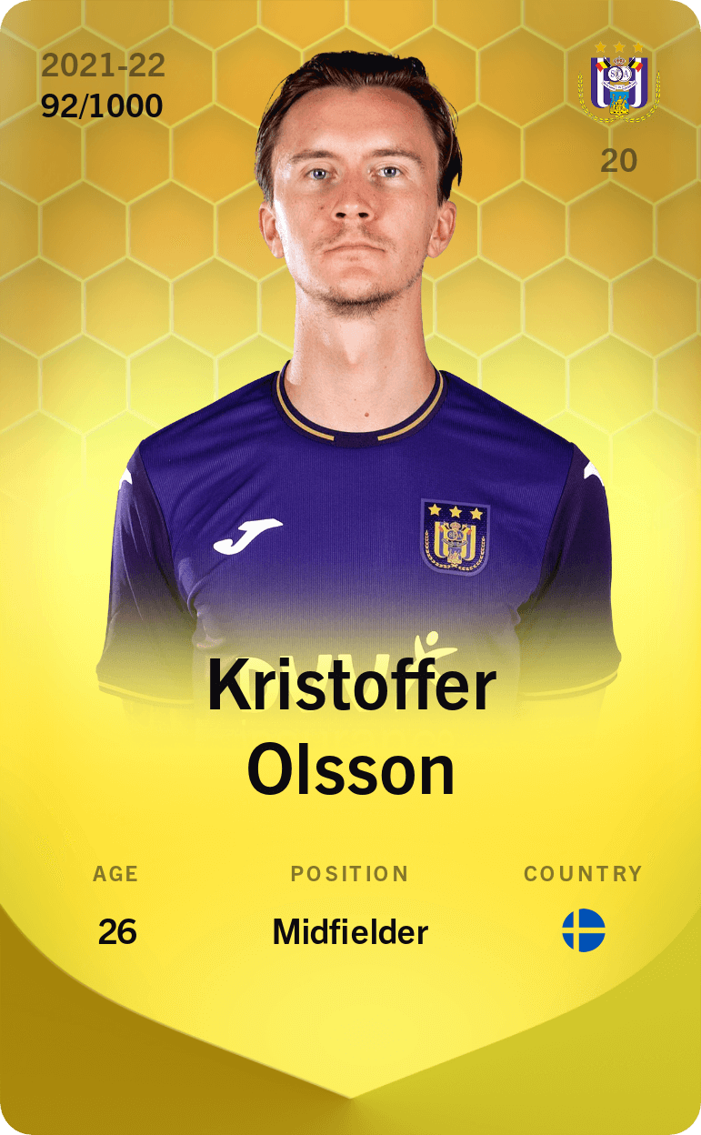 Kristoffer Olsson 2021-22 • Limited 92/1000
