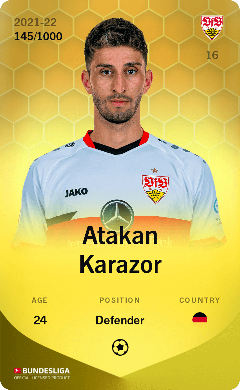Atakan Karazor 2021-22 • Limited 145/1000
