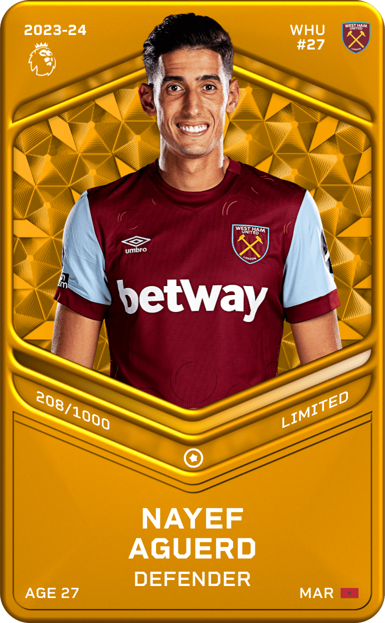 Nayef Aguerd 2023-24 • Limited 208/1000