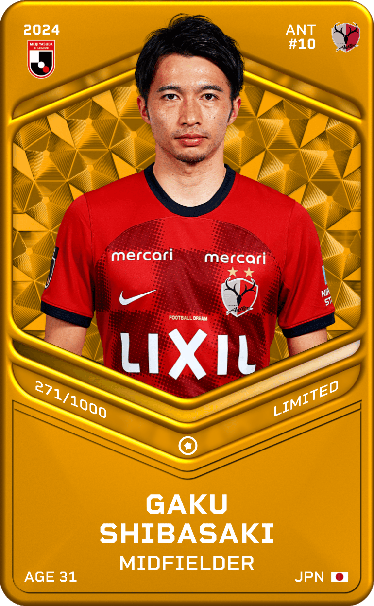 Gaku Shibasaki 2024-25 • Limited 271/1000