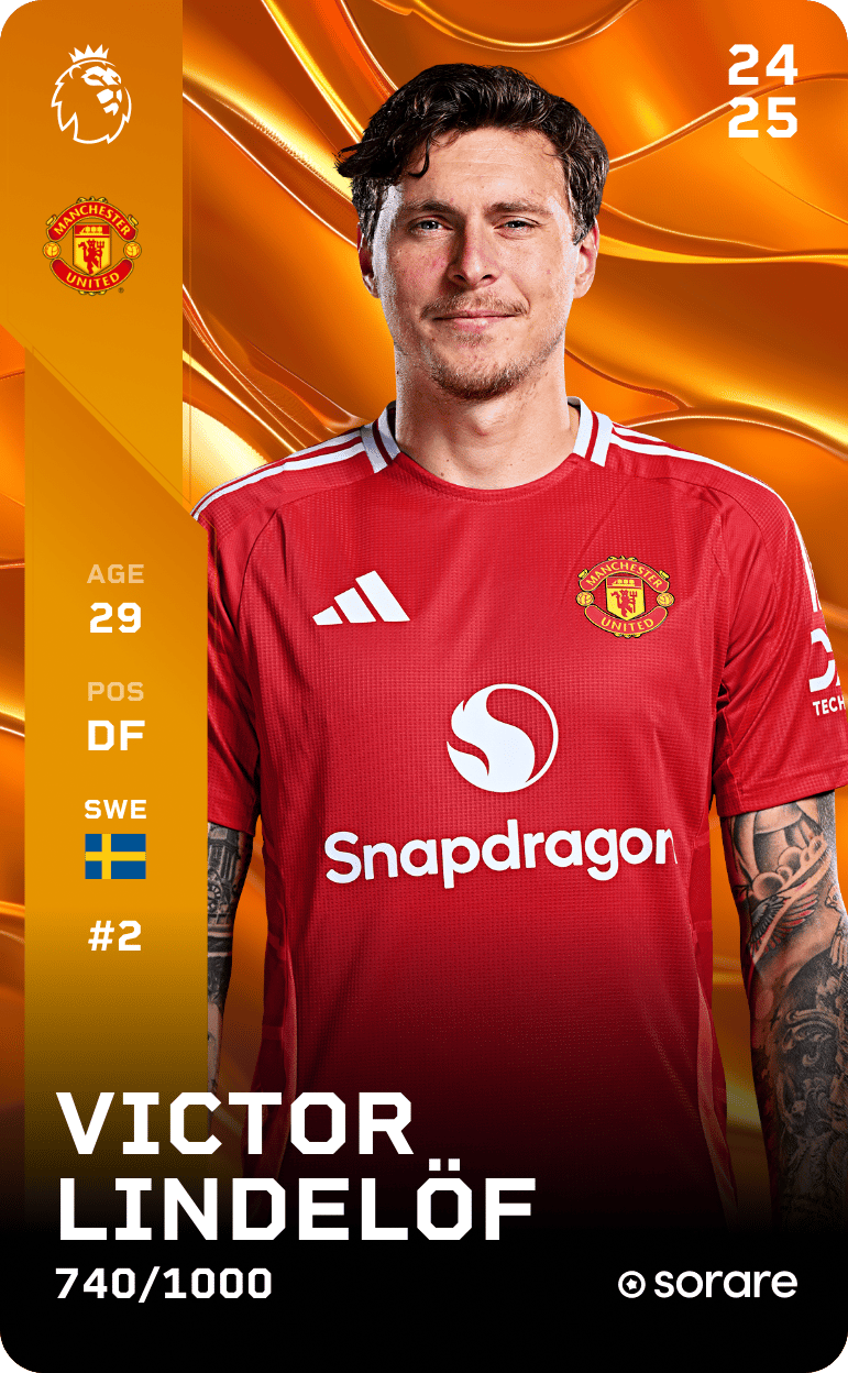 Victor Lindelöf 2024-25 • Limited 740/1000