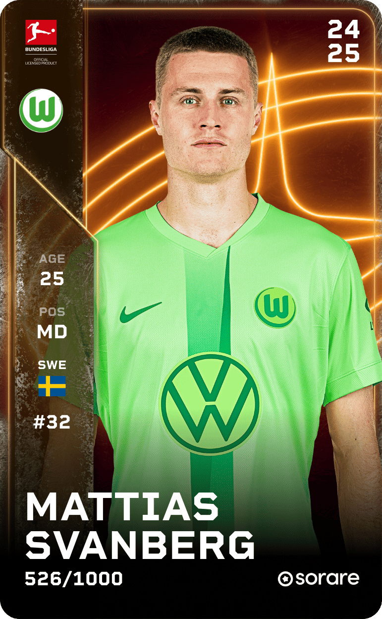 Mattias Svanberg 2024-25 • Limited 526/1000
