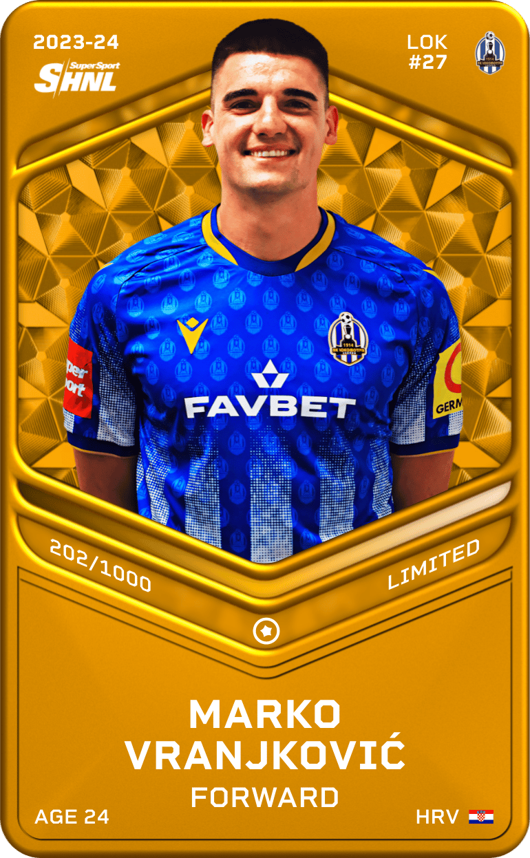 Marko Vranjković 2023-24 • Limited 202/1000