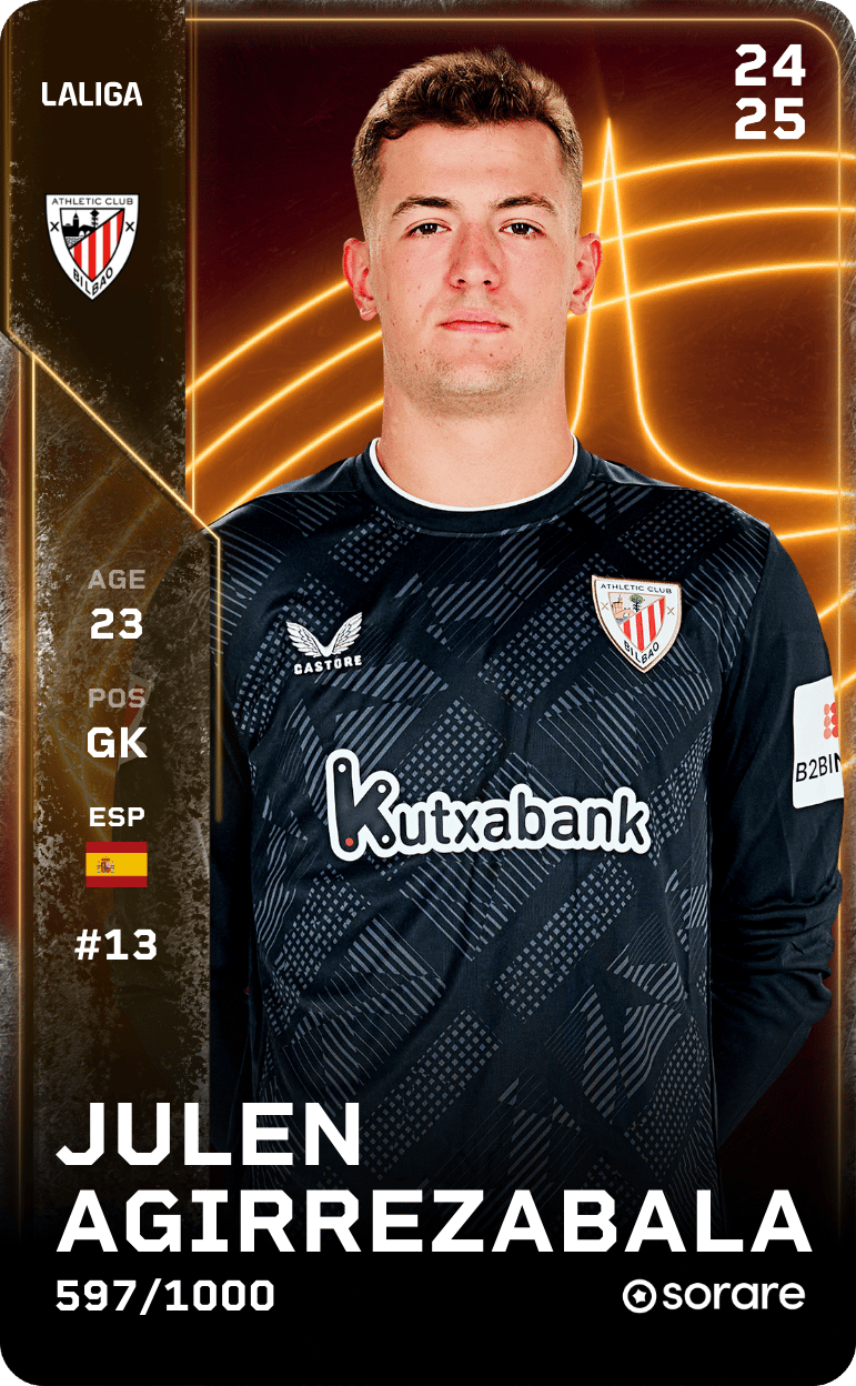 Julen Agirrezabala 2024-25 • Limited 597/1000