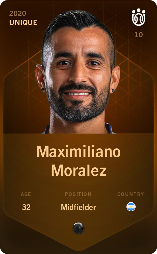 Sorare - Sorare Official - Maximiliano Moralez 2020-21 • Unique - NFT # 63519811994796294063849477082854999102033988539153644964771479458583131072641