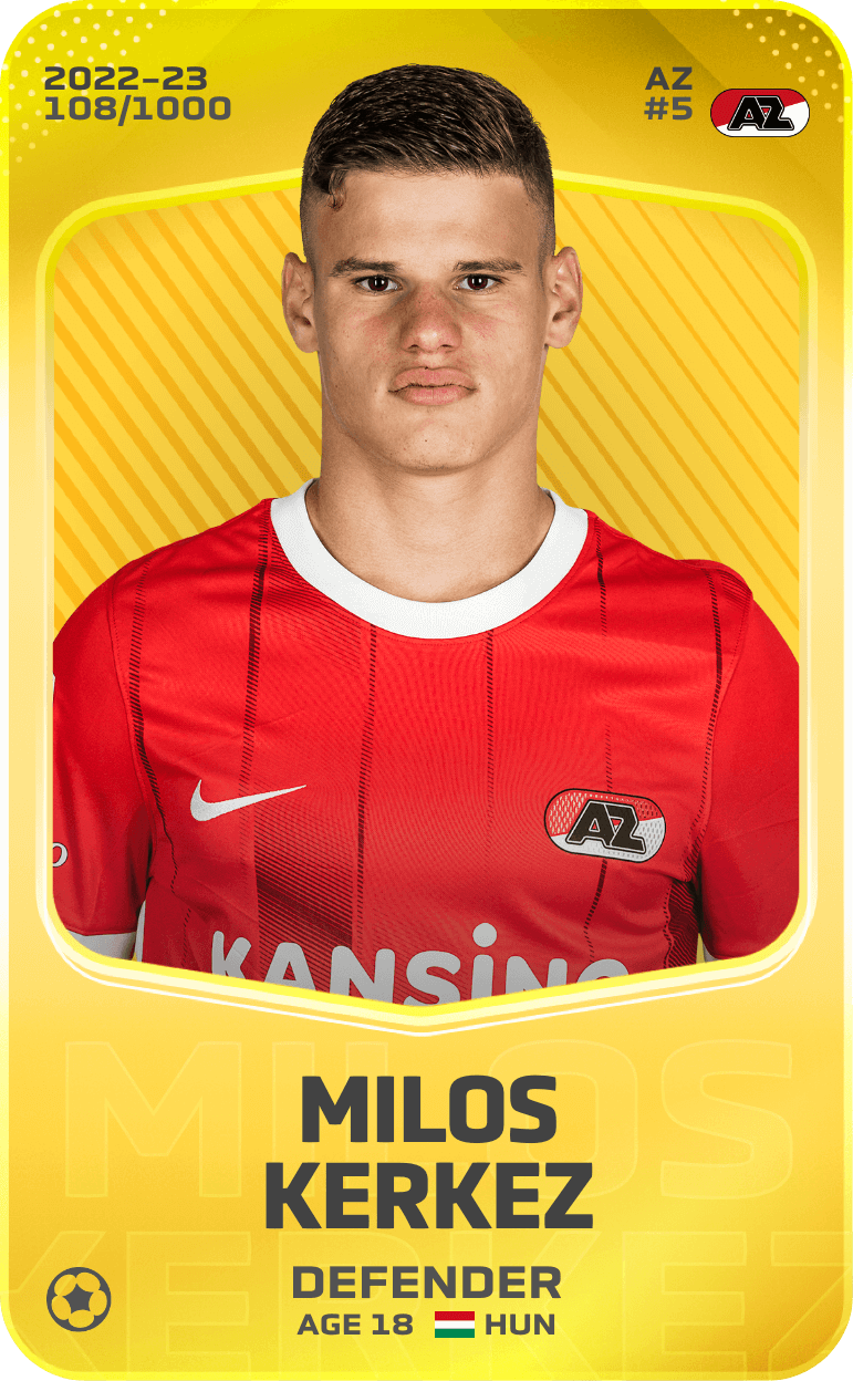Milos Kerkez 2022-23 • Limited 108/1000