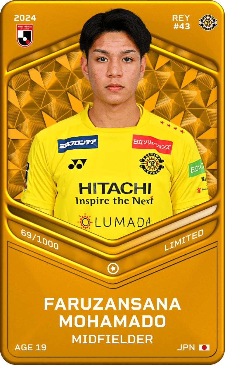 FARUZANSANA MOHAMADO 2024-25 • Limited 69/1000