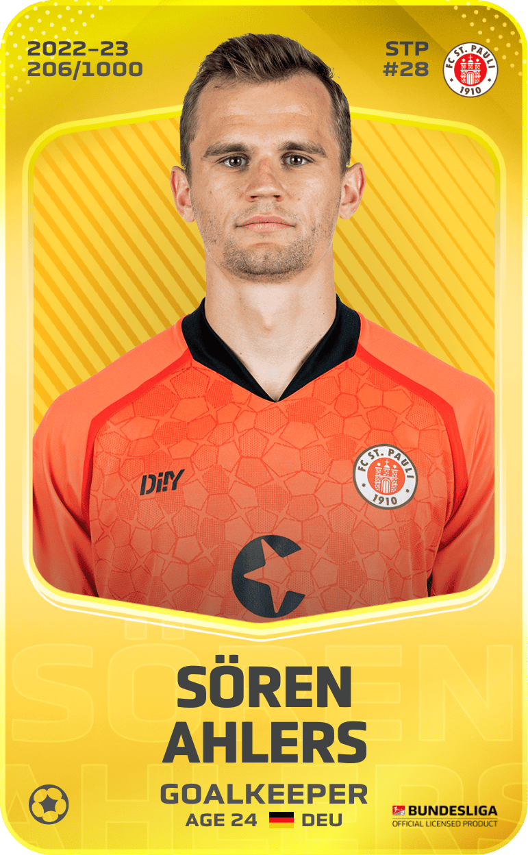 Sören Ahlers 2022-23 • Limited 206/1000