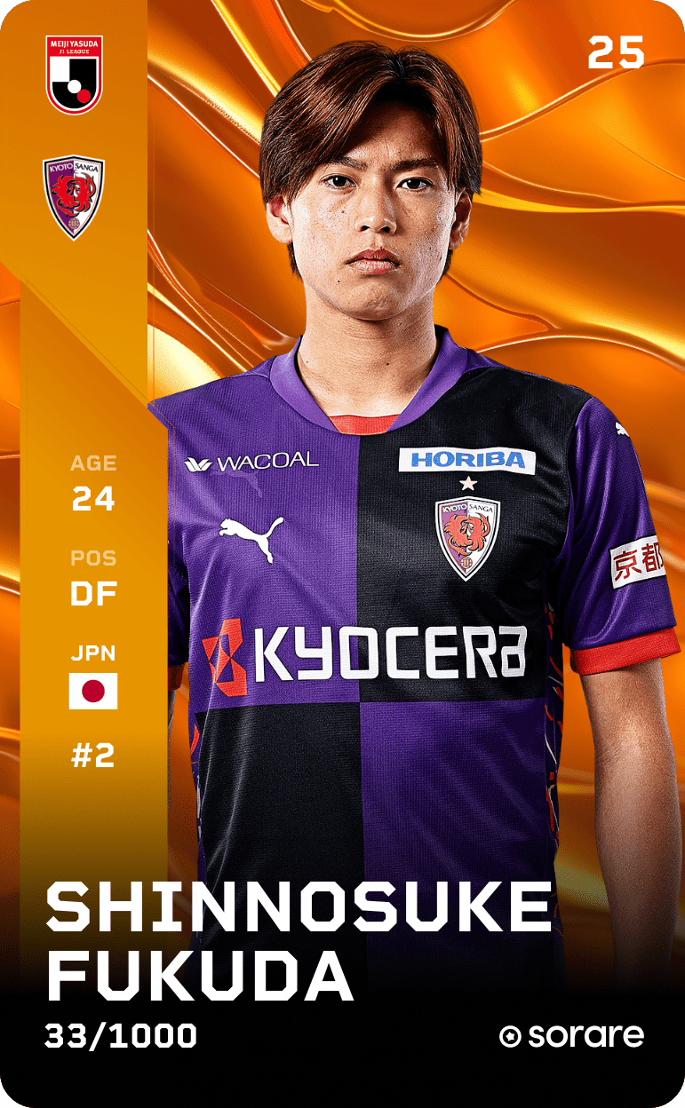Shinnosuke Fukuda 2025-26 • Limited 33/1000