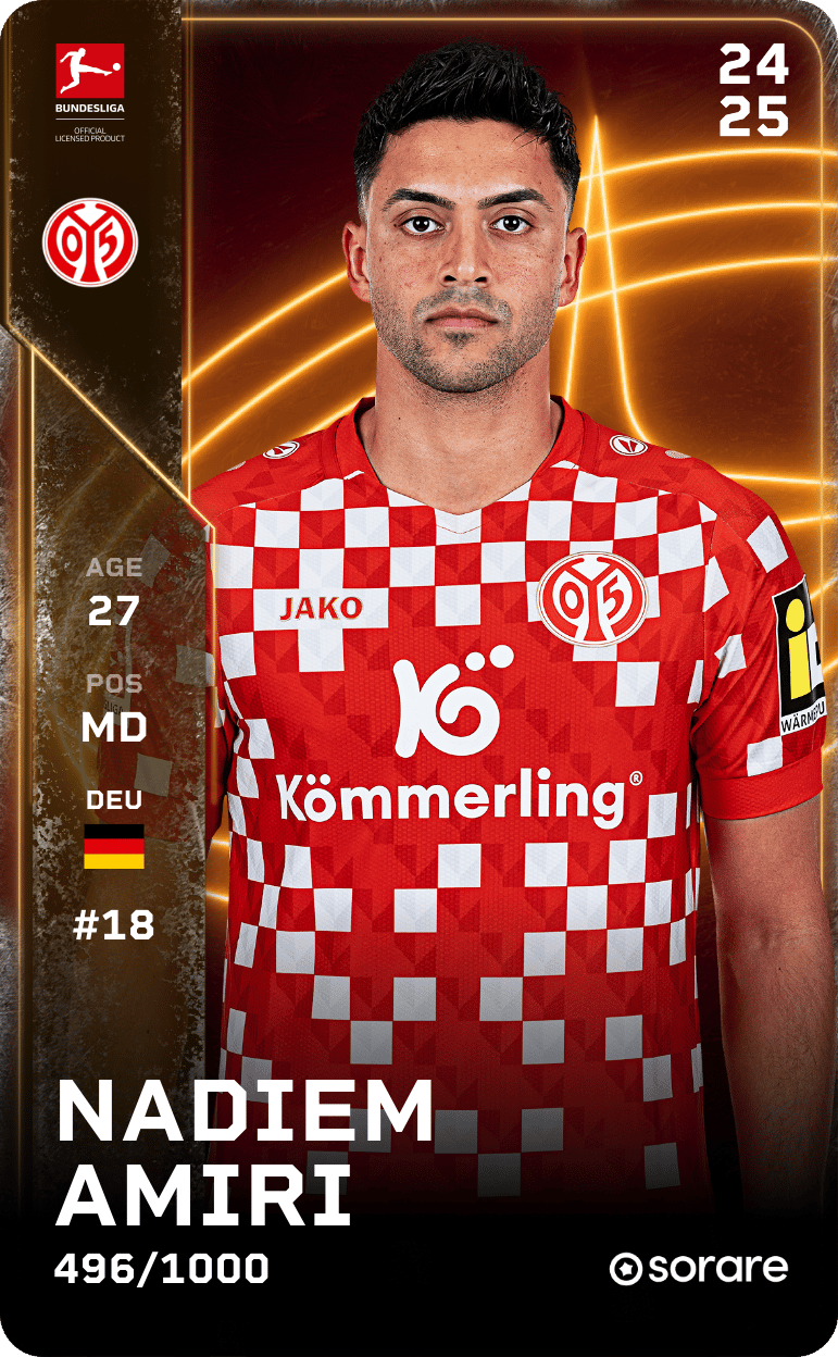 Nadiem Amiri 2024-25 • Limited 496/1000