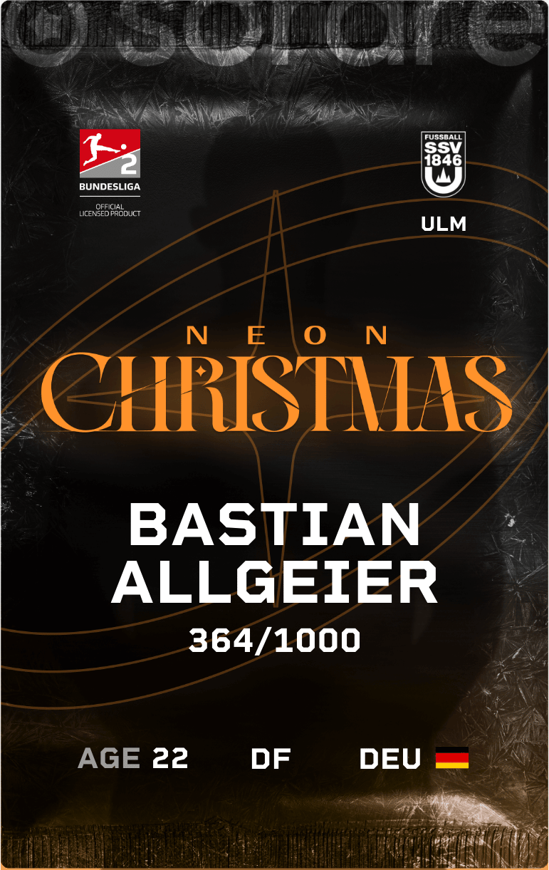 Bastian Allgeier 2024-25 • Limited 364/1000