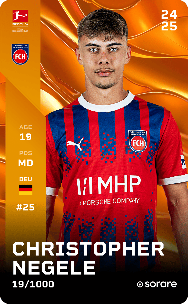 Christopher Negele 2024-25 • Limited 19/1000