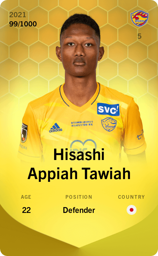 Hisashi Appiah Tawiah 2021-22 • Limited 99/1000