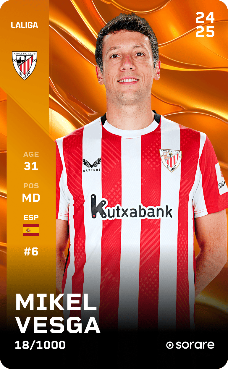 Mikel Vesga 2024-25 • Limited 18/1000