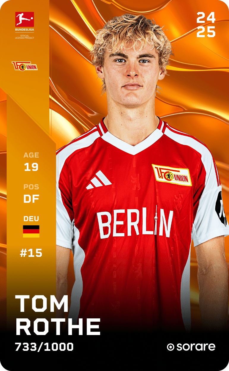 Tom Rothe 2024-25 • Limited 733/1000