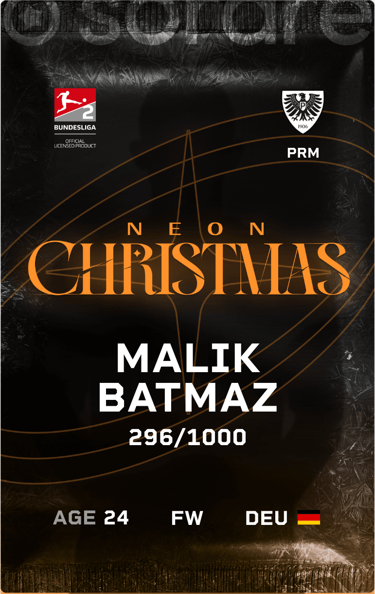 Malik Batmaz 2024-25 • Limited 296/1000
