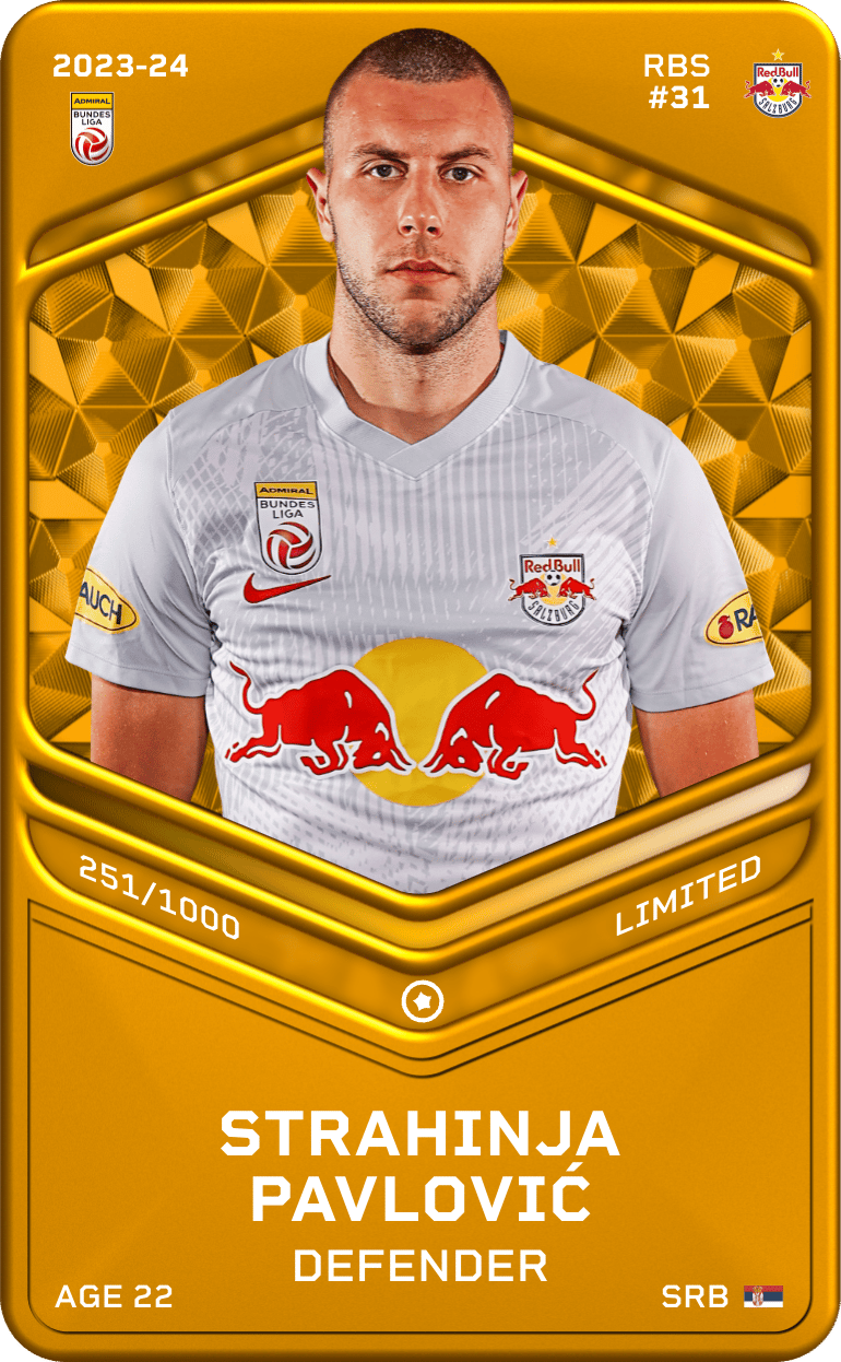 Strahinja Pavlović 2023-24 • Limited 251/1000