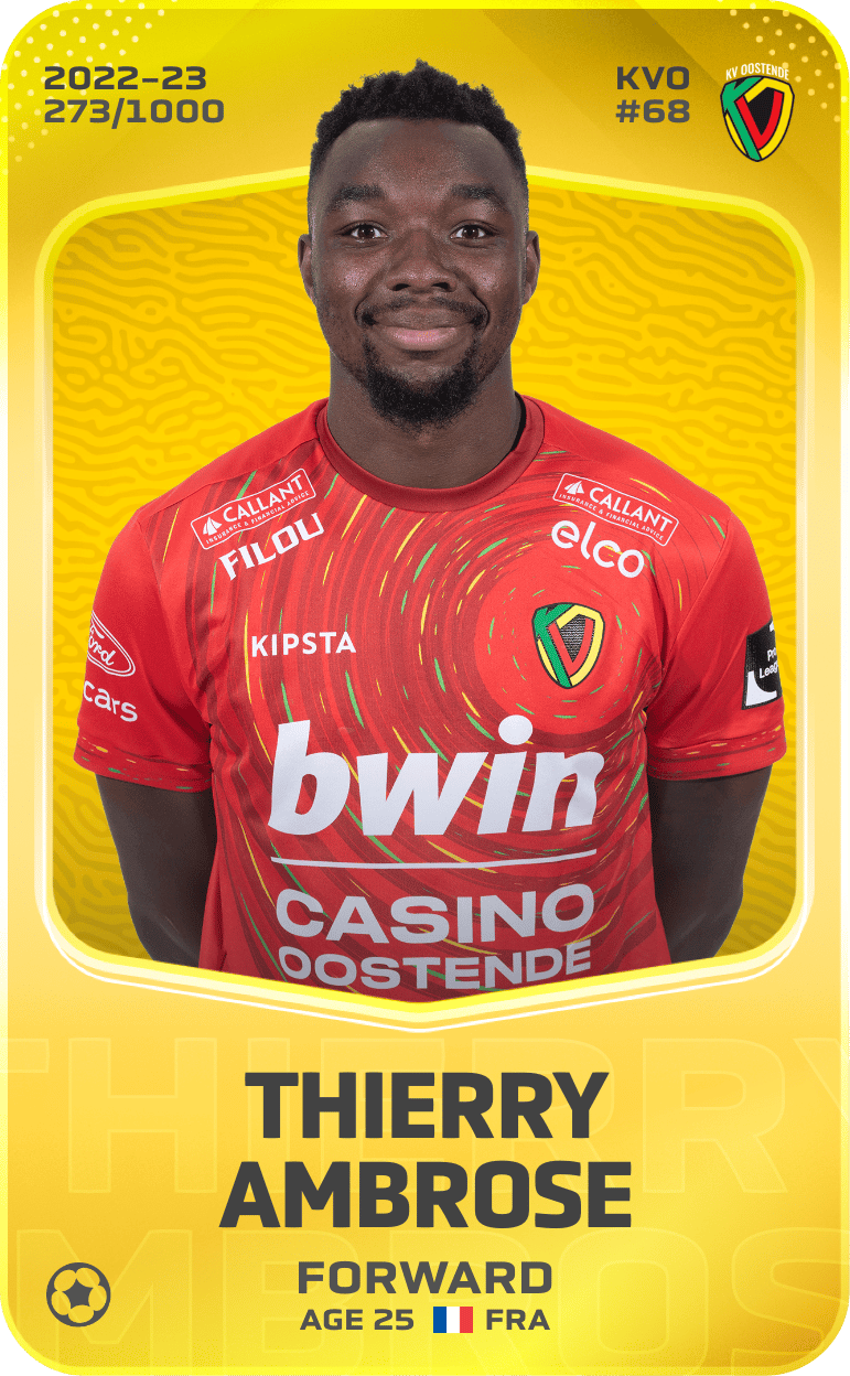 Thierry Ambrose 2022-23 • Limited 273/1000