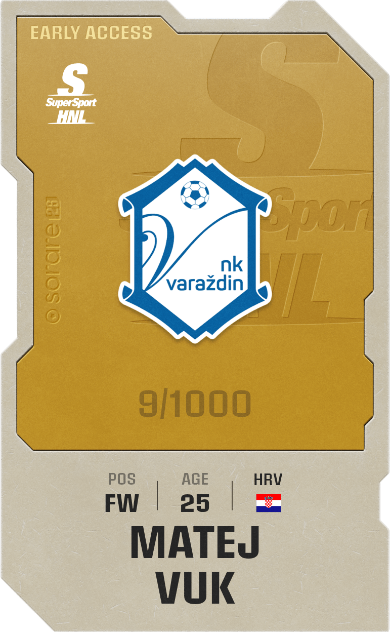 Matej Vuk 2025-26 • Limited 9/1000