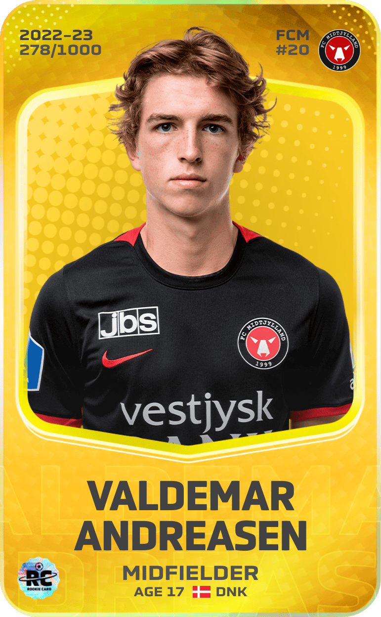 Valdemar Andreasen 2022-23 • Limited 278/1000