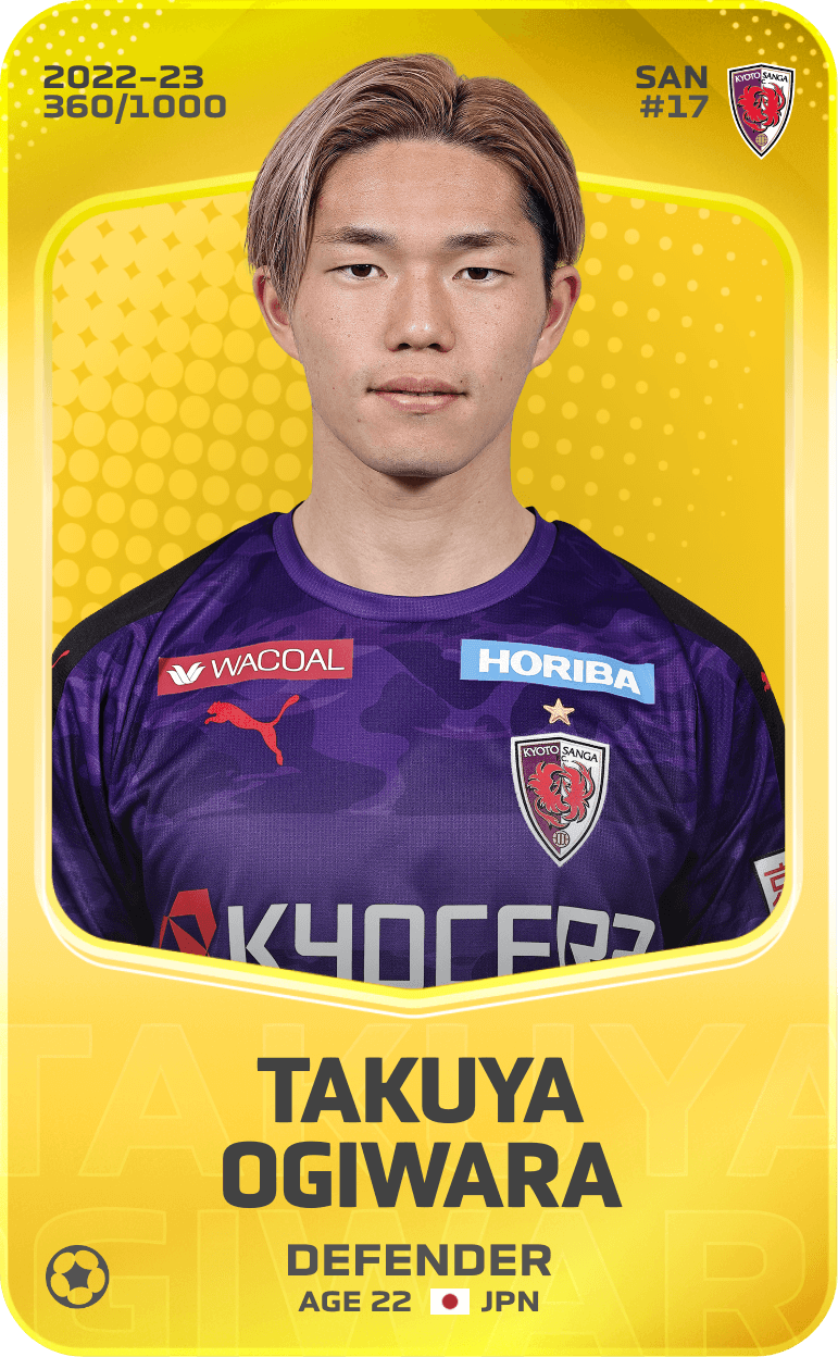 Takuya Ogiwara 2022-23 • Limited 360/1000