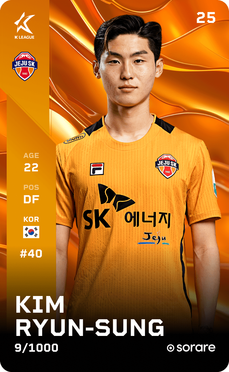 Kim Ryun-Seong 2025-26 • Limited 9/1000
